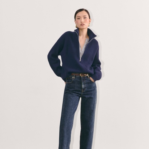 Everlane The Way High Jean - Vintage Indigo 28 Long - Picture 9 of 10